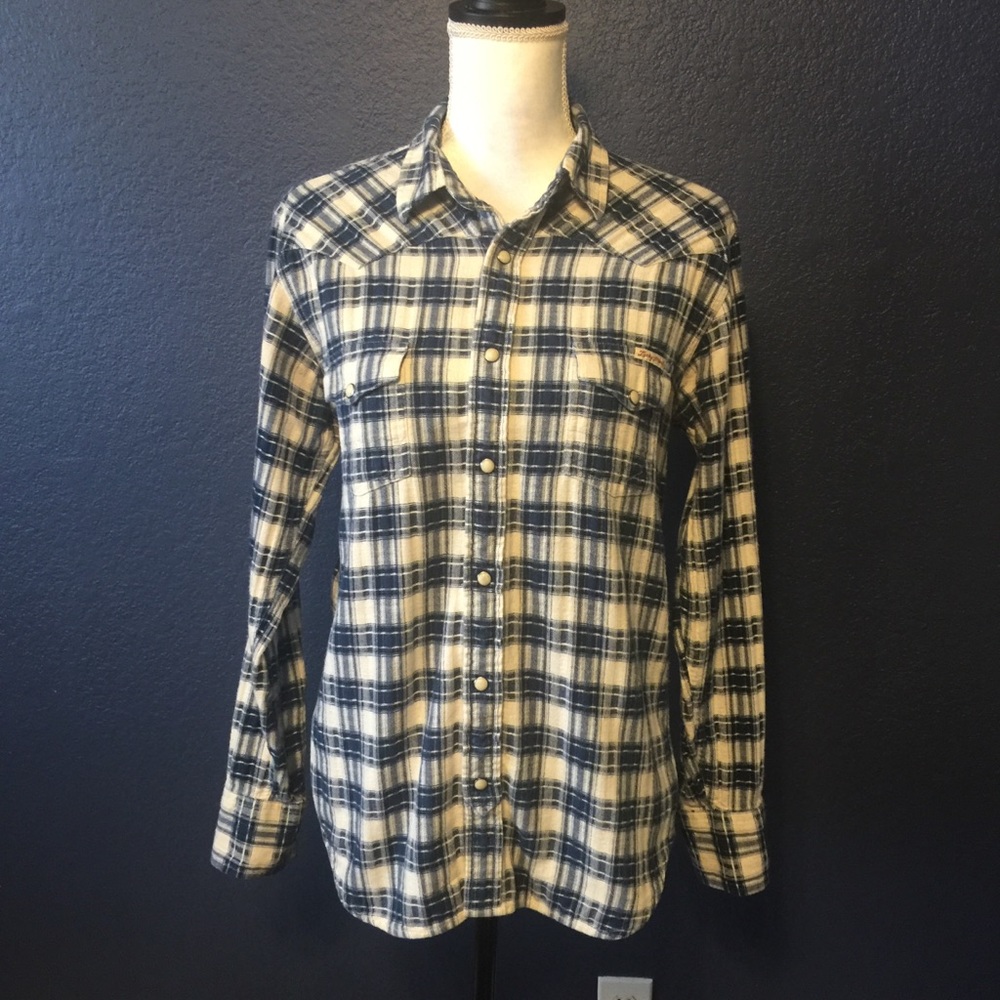 LUCKY BRAND Plaid Button Up Shirt